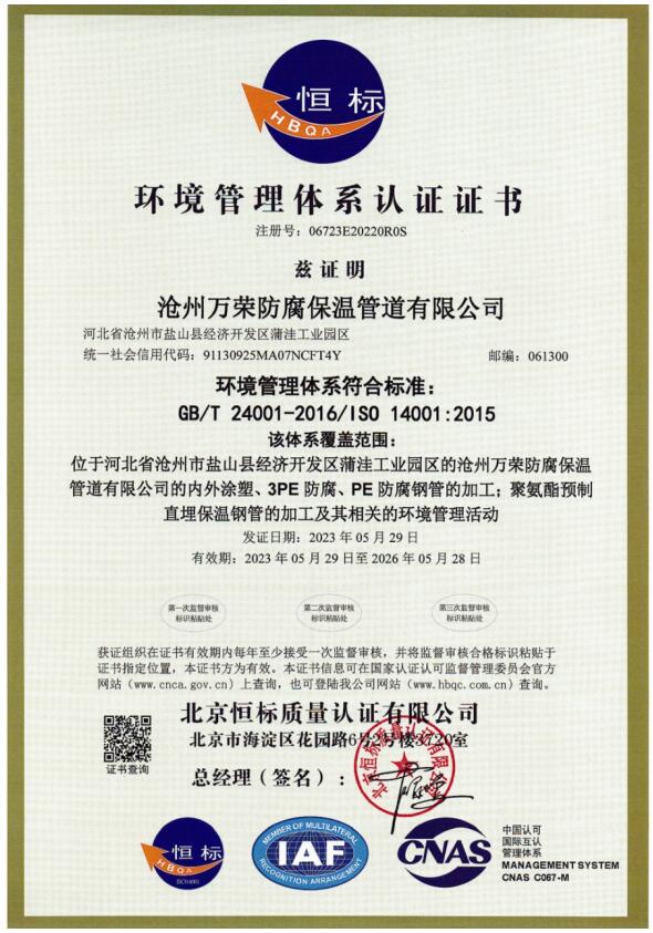 环境管理体系认证
